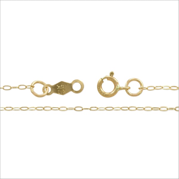 Cable Chain .8mm 14k Yellow Gold 16" (1-Pc)