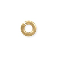 3mm 14k Yellow Gold Round Open Jump Ring (1-Pc)