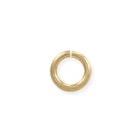 4.5mm 14k Yellow Gold Round Open Jump Ring (1-Pc)
