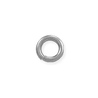 4mm 14k White Gold Round Open Jump Ring (1-Pc)