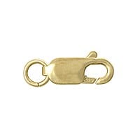Lobster Claw Clasp 10x4mm 14k Yellow Gold (1-Pc)