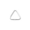 5x5mm Sterling Silver Triangle Open Jump Ring (1-Pc)