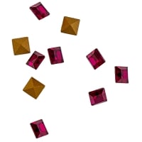 Swarovski Crystal 4mm Ruby Square Point Back Rhinestone #4401 (10-Pcs)