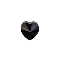 Swarovski Crystal 10mm Jet Black Heart Bead #5742 (1-Pc)