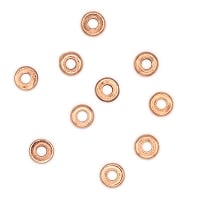 Copper Color Rondelle Beads 1x4mm (10-Pcs)