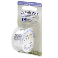 Artistic Wire 22ga Tarnish Resistant Silver (8 Yards)