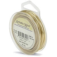 Artistic Wire 18ga Tarnish Resistant Brass (10 Yards)