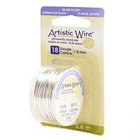 Artistic Wire 18ga Tarnish Resistant Silver (4 Yards)