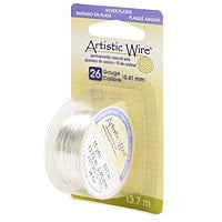 Artistic Wire 26ga Tarnish Resistant Silver (15 Yards)