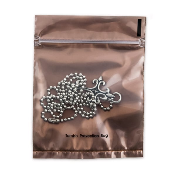 Anti-Tarnish Zip Top Bag 4x4 (10-Pcs)