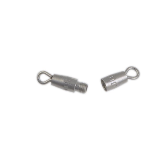 Torpedo 17mm x 3mm Clasp Silver Plated (10-Pcs)