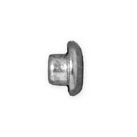 TierraCast 7mm White Bronze Plated Pewter Large Hole Bead Reducer (1-Pc)