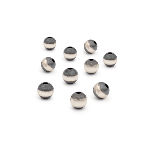 Sterling Silver 3mm Seamless Navajo Pearl Bead