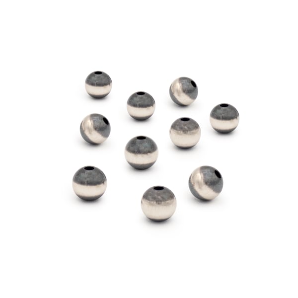 Sterling Silver 4mm Seamless Navajo Pearl Bead