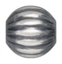 Sterling Silver 4mm Navajo Pearl Corrugated Bead