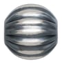 Sterling Silver 6mm Navajo Pearl Corrugated Bead