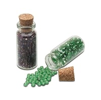 Glass Bead Bottle With Cork