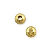 Round Bead 3mm Gold Plated (10-Pcs)