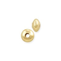 Saucer Bead 3x2mm Gold Filled (1-Pc)