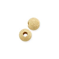 Round Stardust Bead 3mm Gold Filled (1-Pc)
