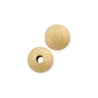 Round Stardust Bead 4mm Gold Filled (1-Pc)