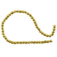 Heishi Beads 2mm Brass (24