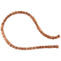 Heishi Rectangle Beads 3x2mm Copper (28