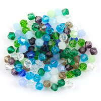 VALUED Crystal Bicone Bead Assortment 4mm (Approx. 105 Pcs)