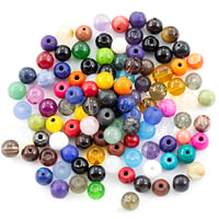 VALUED Mixed Gemstone Round Beads 6mm (100-Pcs)