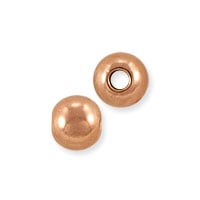 Round Bead 3mm Rose Gold Filled (1-Pc)