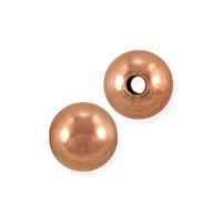 Round Bead 6mm Rose Gold Filled (1-Pc)