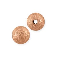 Stardust Bead 6mm Rose Gold Filled (1-Pc)
