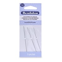 Collapsible Eye Beading Needles Variety Pack Assortment 2-1/2