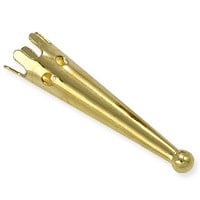 Gold Color Bolo Tip 28mm (10-Pcs)