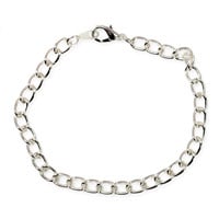 Charm Bracelet 5mm Curb Link 7-1/4