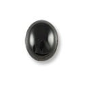 Black Onyx Oval Cabochon 9x7mm