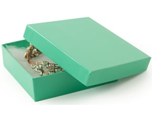 Glossy Teal Boxes