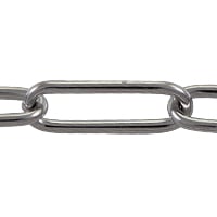 Paperclip Curb Chain 19x6.5mm Surgical Stainless Steel (Priced per Foot)