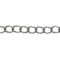 Curb Chain 4x3mm Surgical Stainless Steel (Priced per Foot)
