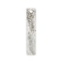 Etched 25mm Bar Charm Antique Silver