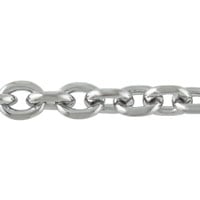Faceted Cable Chain 5mm Surgical Stainless Steel (Priced Per Foot)