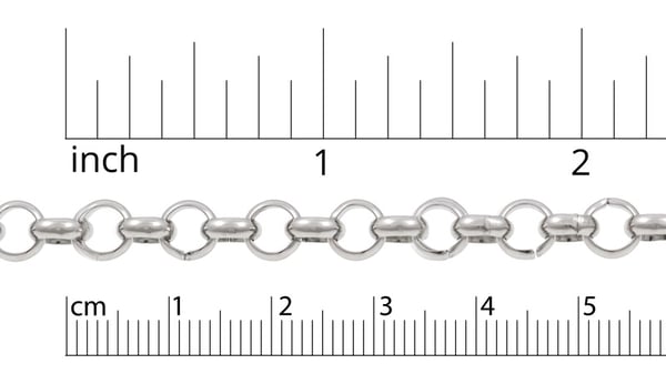 Rolo Chain 6mm Surgical Stainless Steel (Priced per Foot)