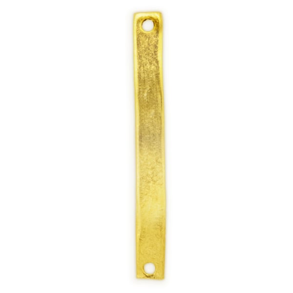 Organic 37mm Bar Connector Satin Gold