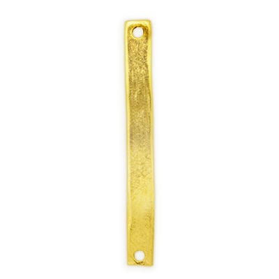 Organic 37mm Bar Connector Satin Gold