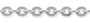 Flat Cable Chain 4mm Surgical Stainless Steel (Priced per Foot)