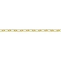 Figaro Chain 1.5mm (1+1) Gold Filled (Priced per Foot)