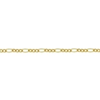 Figaro Chain 1.5mm (3+1) Gold Filled (Priced per Foot)