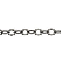 Cable Chain 4x3mm Gun Metal Plated (Priced per Foot)