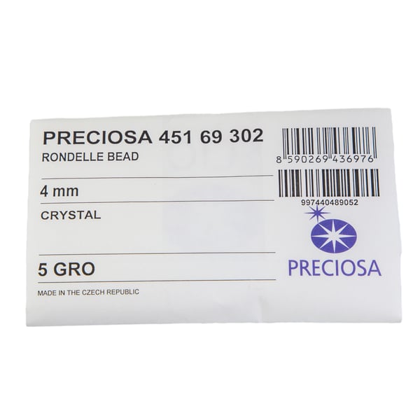Preciosa Crystal Bicone Bead 4mm (Factory Pack of 720)