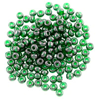 Preciosa Czech Seed Bead 6/0 Transparent Emerald (10 Grams) 
